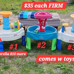 4 Water Tables  READ DESCRIPTION 