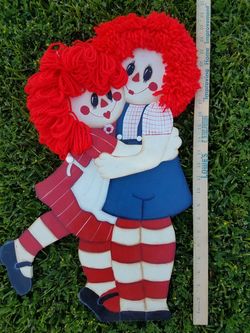 Ragedy Ann & Andy wood art