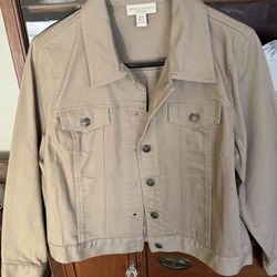 Beige jean jacket