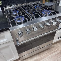 Viking 5 burners stove 30” inches