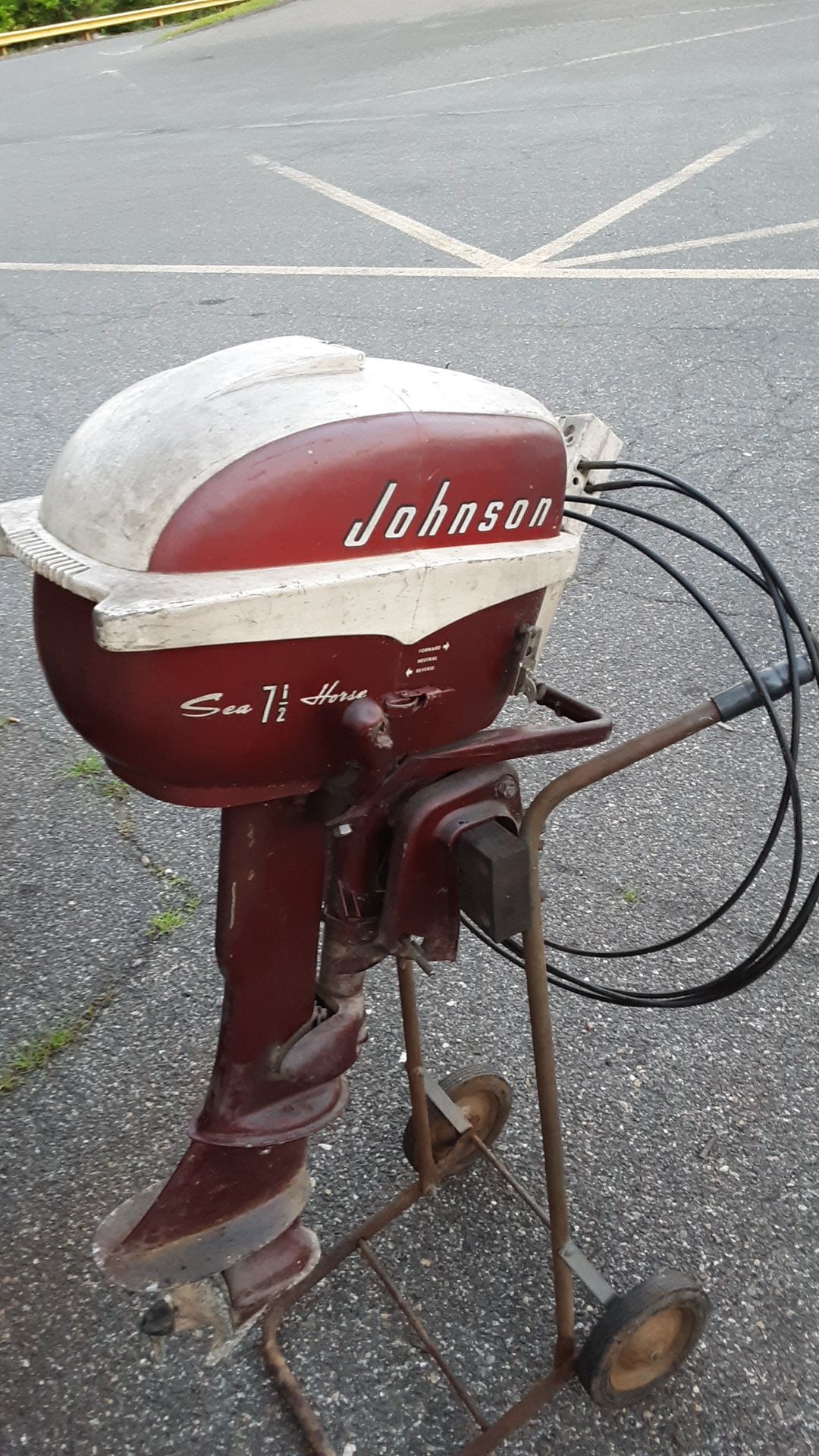 Vintage Johnson Sea Horse outboard motor