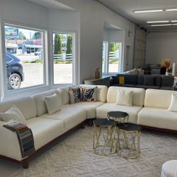 Eva Modern Futon Sectional Sleeper Sofa