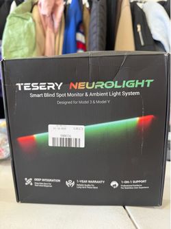 TESERY NeuroLight BSD Blind Spot Intelligence Ambient Lighting System for Model 3/Y