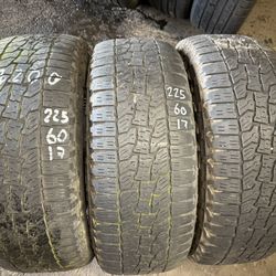 225/60 17 Set Of 3 Tires Brand Falken 