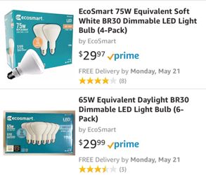 Brand new led bulbs 65w or 75w