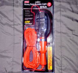 NEW heavy duty trouble work light with Bulb
