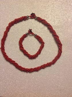 Necklace and bracelet