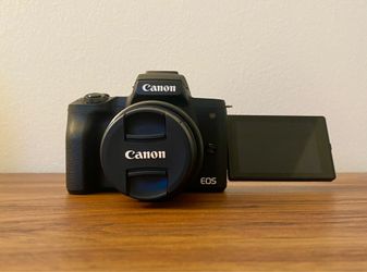 Canon EOS M50, 22mm lens, 15-45mm lens