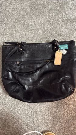Coach Black Leather Purse