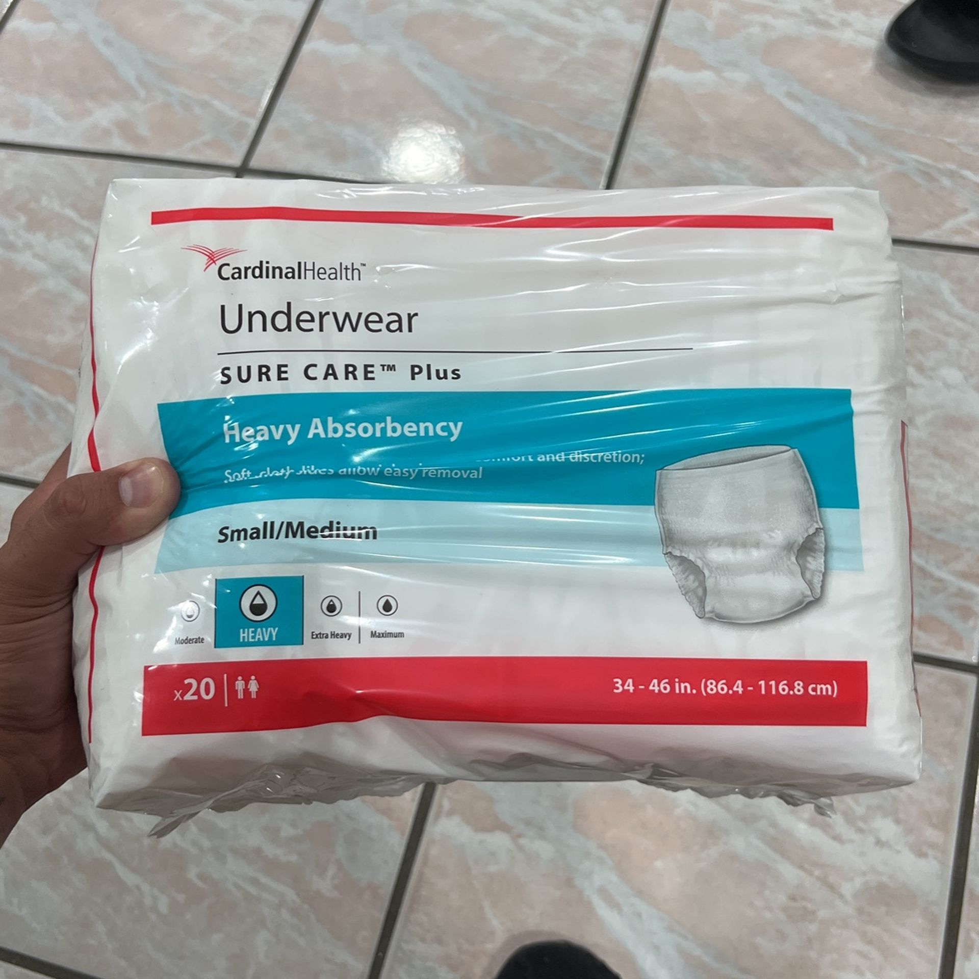 Cardinal Health Underwear (Heavy Absorbency) Small/Medium 