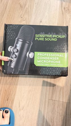 Sensitive Pickup Pure Sound Mic USB Professional Recording Condenser Microphone
