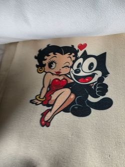Betty Boop & Felix the Cat Canvas Tote Bag