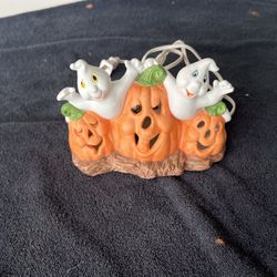 Halloween pumpkins and ghost nightlight