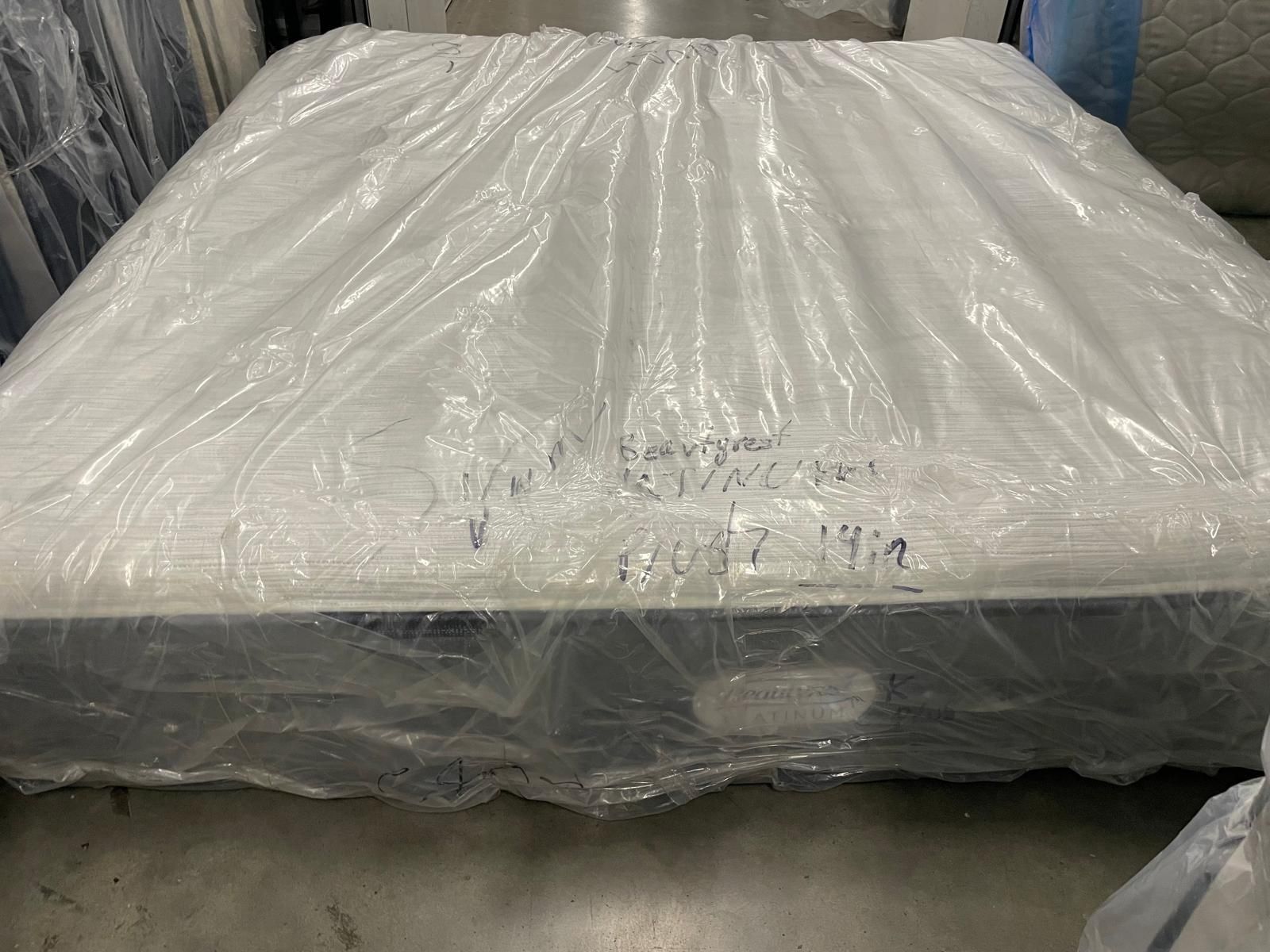 King Size Beautyrest Mattress And Box