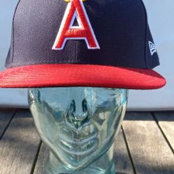 Angel's New Era Baseball Hat 7 3/4 Pre-owned 