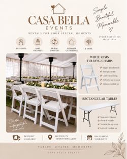 Casa Bella Event Rentals !!