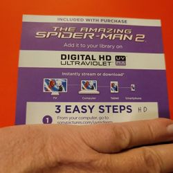 $4 HD DIGITAL MOVIE THE AMAZING SPIDER-MAN  2 $4