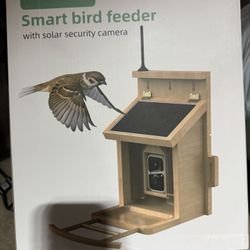 WiFi Security Camera Bird Feeder, New