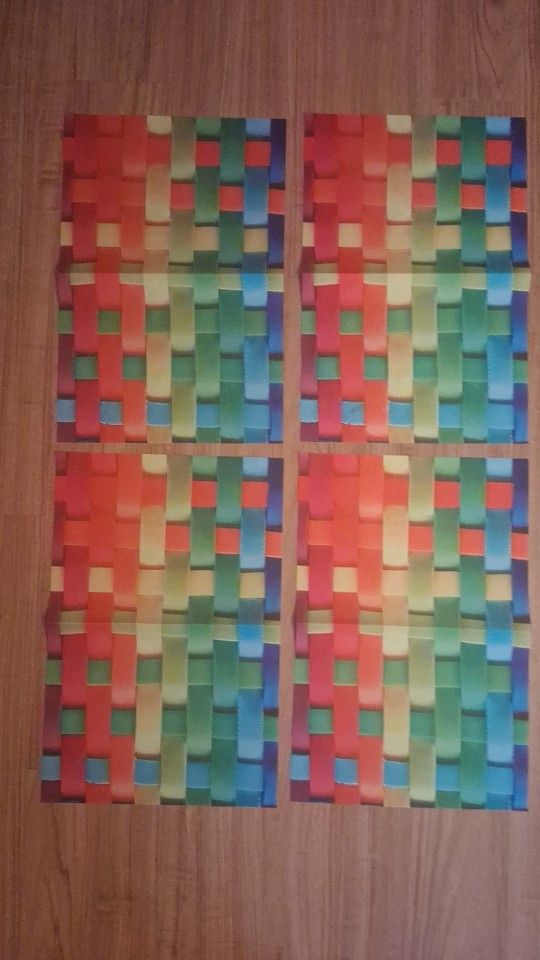 Multi Colored Table Matts/placematts