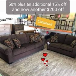  Ashley Sofa And Loveseat,🔥 Closeout 🔥 Free Delivery 👉$50 Down/GetNowPayLater 