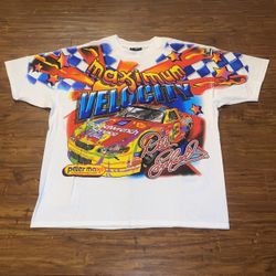 VTG Dale Earnhardt “Maximum Velocity” All Over Print Shirt, Size: 2XL