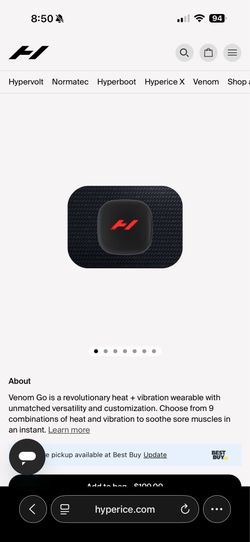 Hyperice Venom Go Body Massager