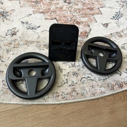 Orzly Nintendo Switch stand and two steering wheels also for Nintendo Switch oled