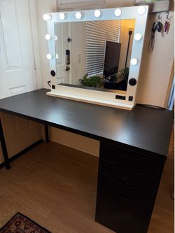 Perfect Vanity With Alex Drawer And Desk