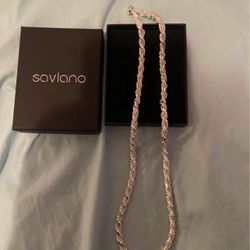 Sterling Silver Chain New With Box Italian 