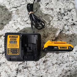 Dewalt 20v Battery 2AH And Charger