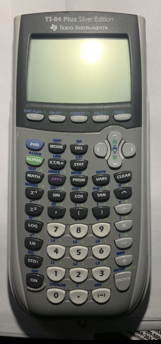 TI-84 Plus Silver Edition Calculator