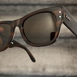 Rayban Sunglasses Mega Wayfarer New In Box