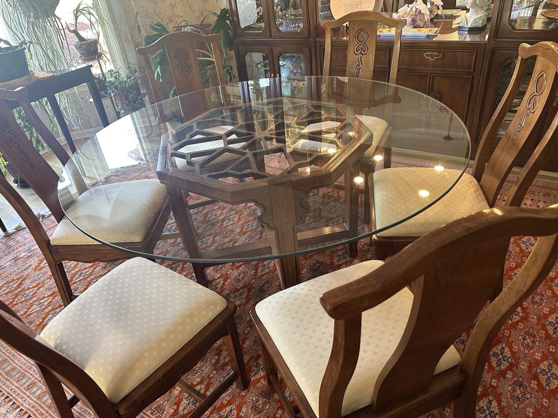Thomasville Asian Dining Room Set Furniture