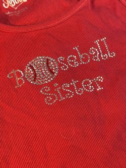 Rhinestone “Baseball Sister” Tank Top