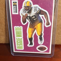 1996 Upper deck Collectors Choice Stick-ums Reggie White Green Bay Packers 
