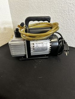 3 CFM Vacuum Pump Single Stage Air Pump VP125, 110V/60Hz, Used