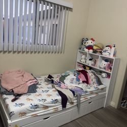 Twin Bed With 2 Drawers 