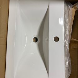 Ceramic bathroom vanity sink 24”x16” cod # G60 $30