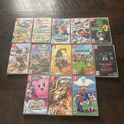 Nintendo switch games (READ DESCRIPTION)