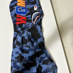 Blue Bape hoodie 