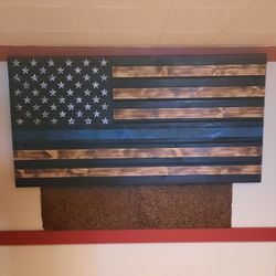 Custom Wooden Flags