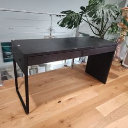 2 Drawer Black IKEA Desk