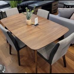 Redbridge Dining Table 7 Piece Set Dining Table and 6 Chairs 