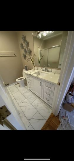 Tile work