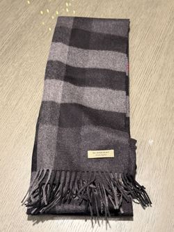Burberry Big Check Cashmere Scarf