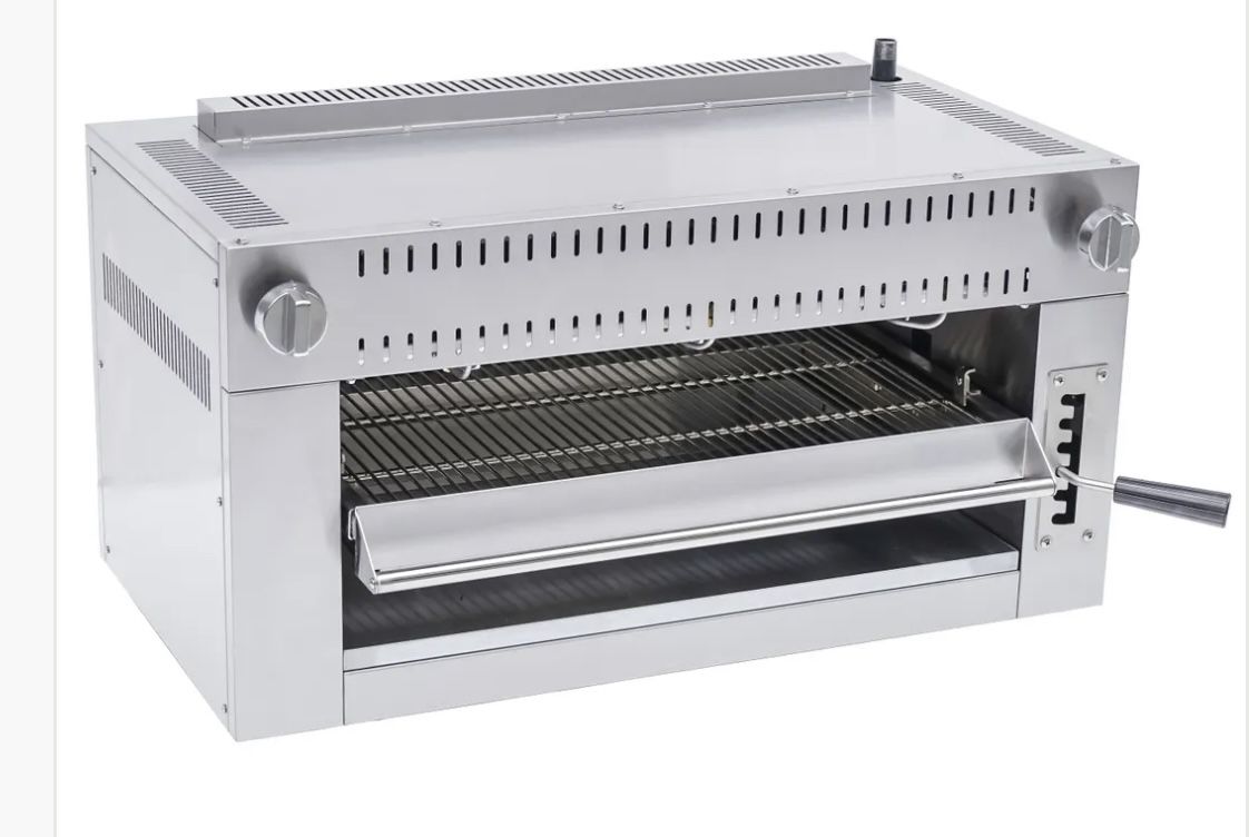 🔥Serv-Ware SGSB-36 36" Gas Infrared Salamander Broiler w/ (6) Burners, 48.000 BTU🔥