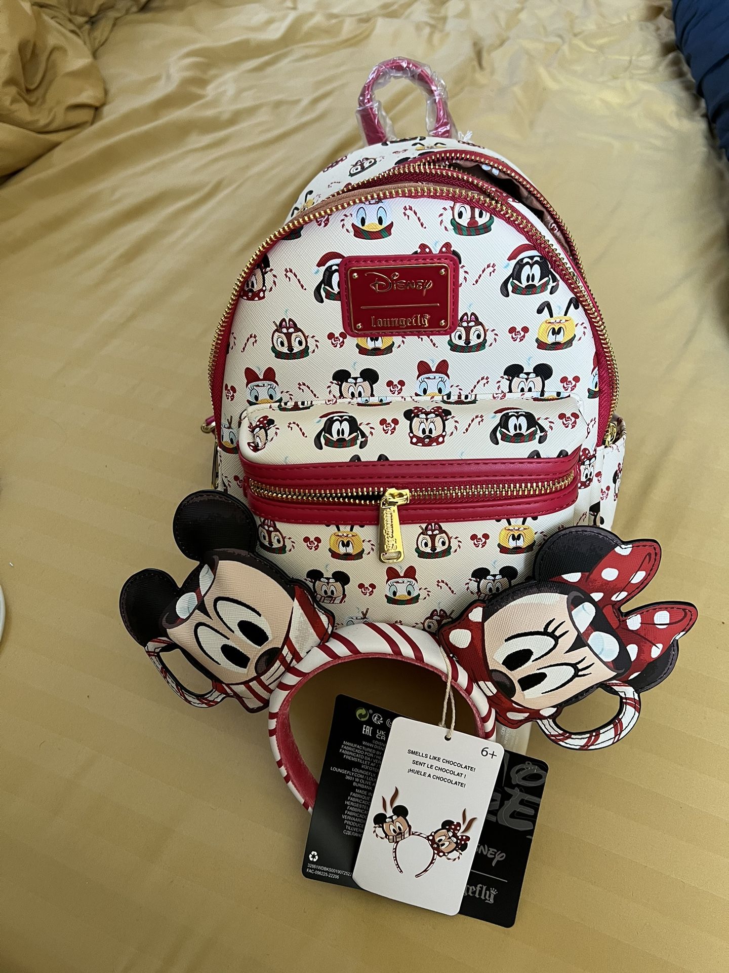 Disney Lounge Fly Backpack And Matching Ears