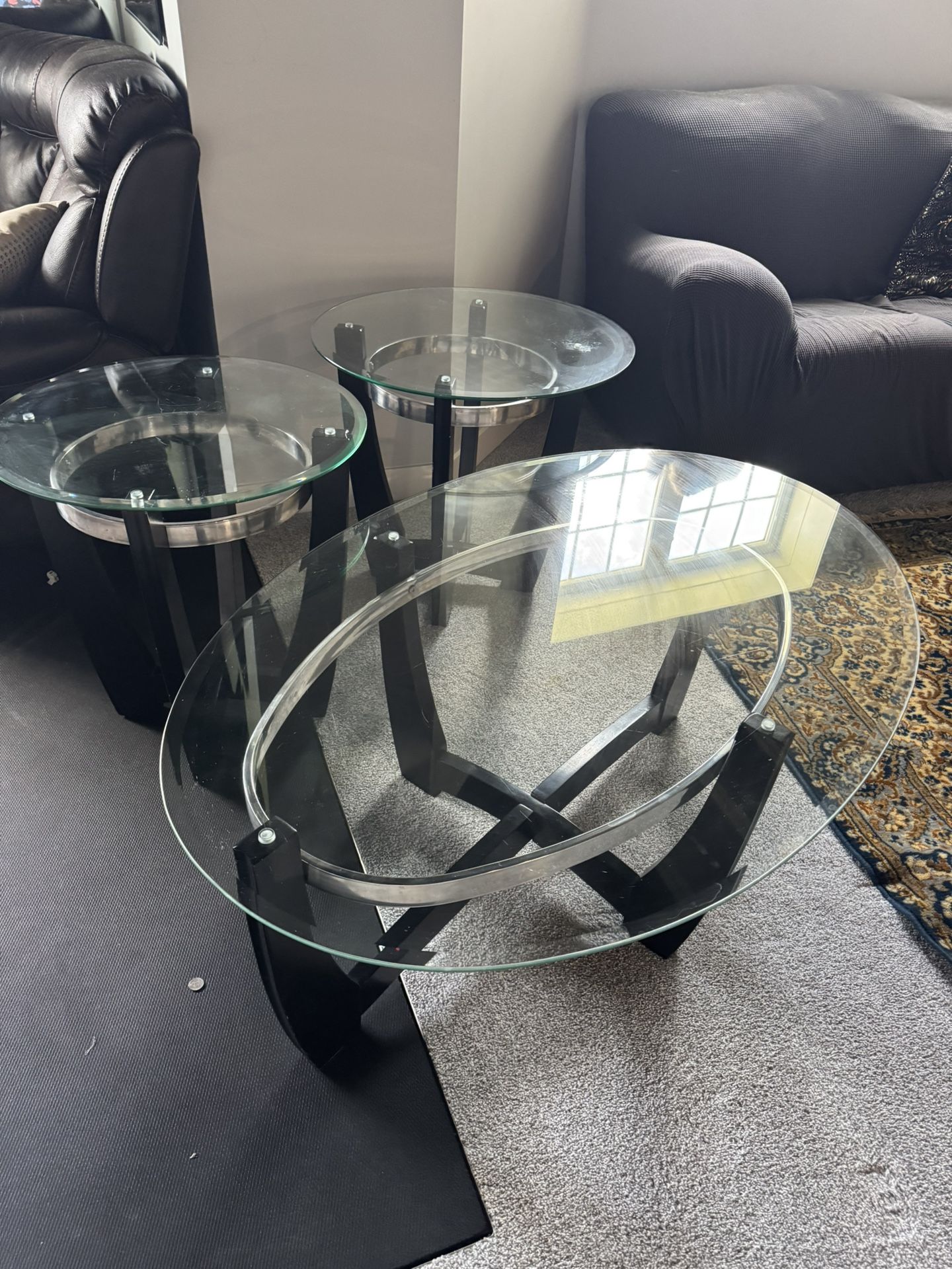 3-piece coffee and end table set