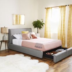 Joybird Alvin Storage King Bed - Delivery and Financing Available