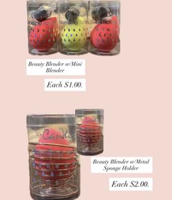 Beauty Blender w/Metal Sponge Holder